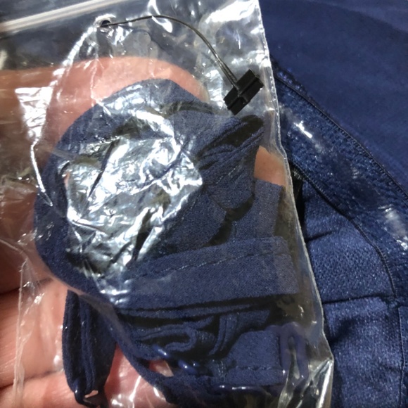 Lulu’s Navy Maxi Dress Prom Wedding Formal Removable Straps XS - Picture 6 of 9